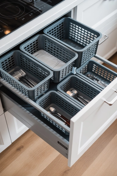Drawer Baskets That Stop Horizontal Spread