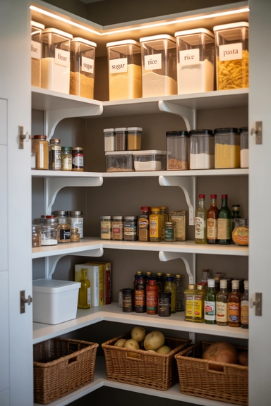 Pantry Closet Layouts That Prioritize Daily Reach