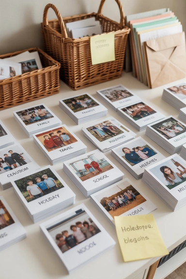 23 Ways to Organize Your Photos For Every Busy Family 4 Sort Photos Into Broad Categories First