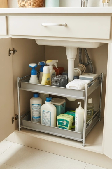 22 Amazon Home Organization Finds for Small Spaces 4 Under-Sink Pull-Out Organizers That Reclaim Dead Space