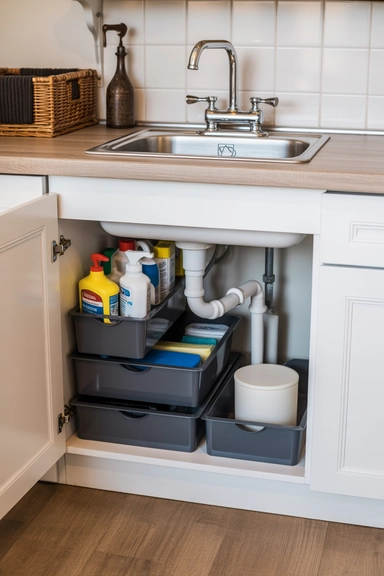 23 Under $20 Kitchen Organizer Ideas for Small Kitchens 4 Under Sink Storage Solutions for Small Kitchens