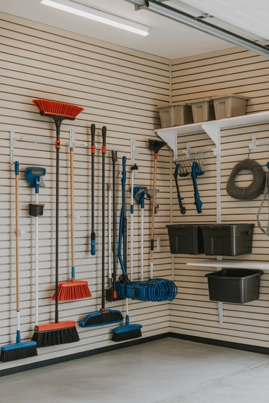 Slat Wall Storage for Heavy-Duty Tools