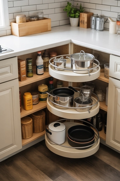 22 Amazon Kitchen Cabinet Organizer Ideas for Homes 4 Corner Cabinet Organizers for Hard-to-Reach Areas