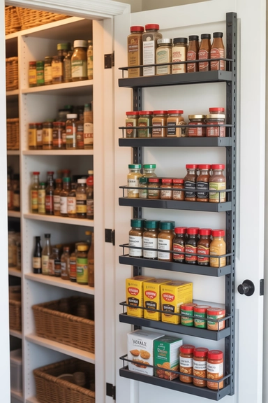 Door-Mounted Shelving That Adds Storage Without Taking Floor Space