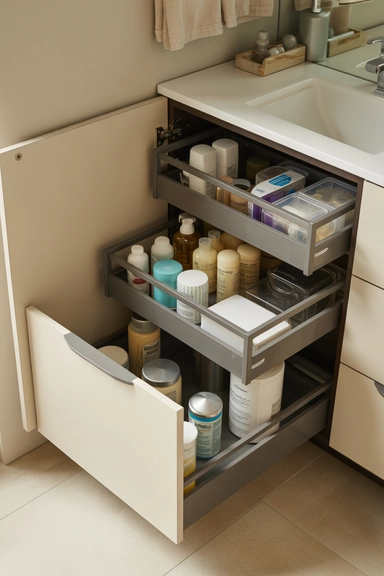 Pull-Out Solutions for Deep Cabinet Visibility