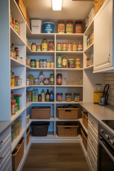 Small Walk-In Pantry Designs That Stay Compact but Functional