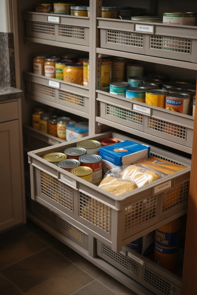 Turn Deep Shelves Into Pull-Out Storage Zones