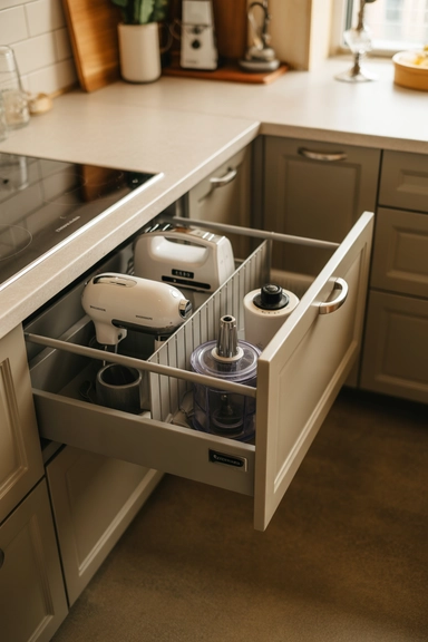 Appliance Drawers for Compact Kitchen Tools