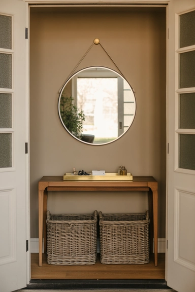 Console Tables That Anchor the Entire Entryway