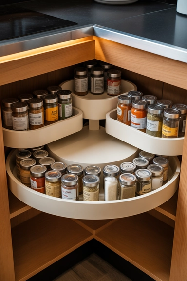 Pull-Out Cabinet Racks for Deep Shelves