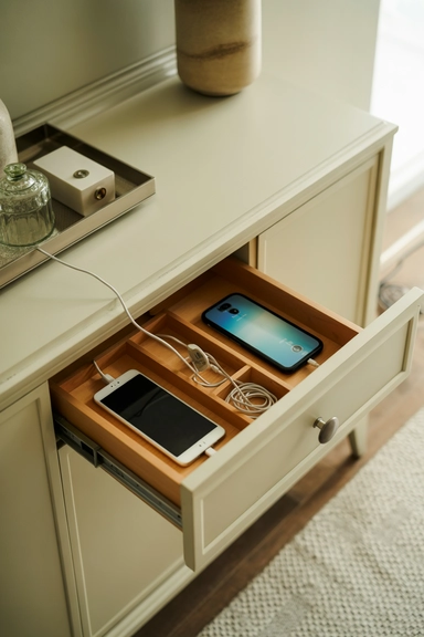 Entryway Charging Stations That Contain Daily Device Drop Zones