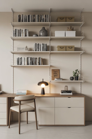 Fold-Down Wall Desks That Disappear After Work Hours