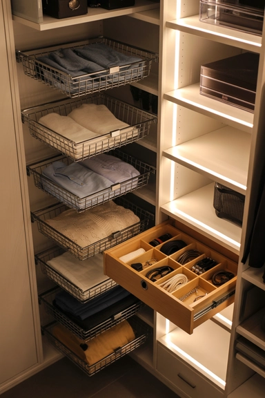 Incorporate Pull-Out Storage Solutions