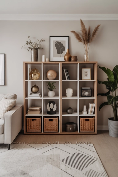 Living Room Cube Storage That Looks Like Decor