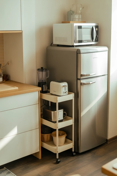 Rolling Carts That Relocate Appliances Off the Counter