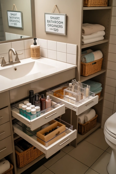 21 Under $20 Home Organizer Ideas Worth Buying 6 Smart Bathroom Organizers Under 20 for Tight Interiors
