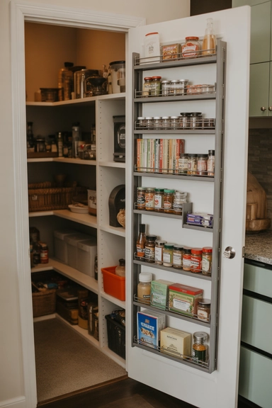 Use Door Space as an Extension of the Pantry
