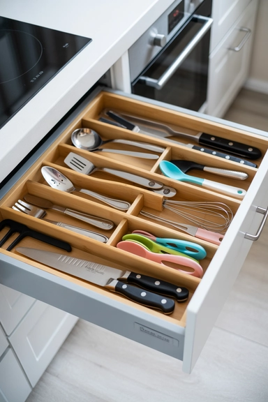 Use Drawer Dividers to Stop Utensil Overload