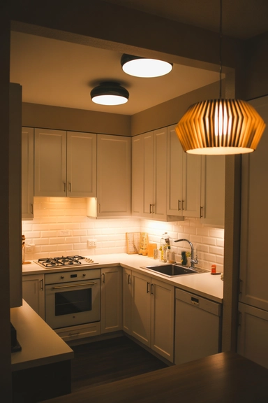 23 Small Kitchen Remodel Ideas That Maximize Every Inch 7 Upgrade Lighting to Brighten the Room