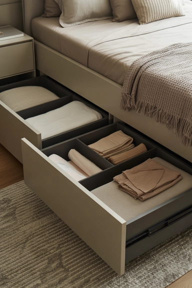  Create Shoe Storage Zones Under the Bed
