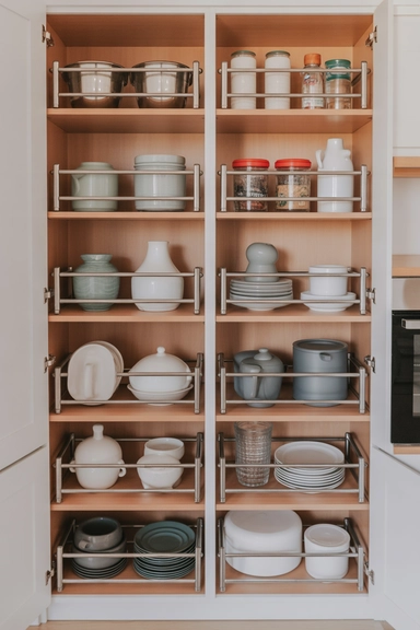 22 Amazon Kitchen Cabinet Organizer Ideas for Homes 6 Cabinet Shelf Organizers for Better Vertical Space Use