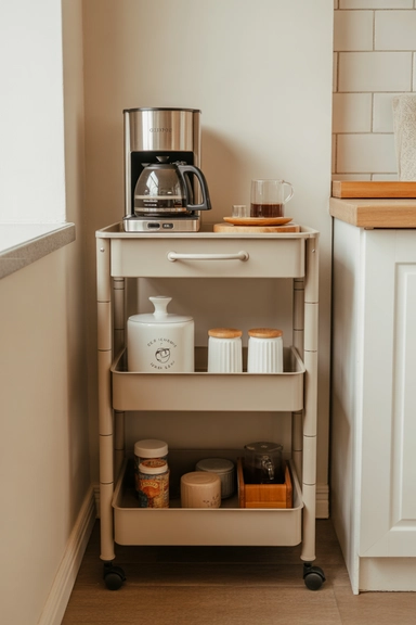 Coffee Cart Stations That Keep Supplies Mobile and Contained