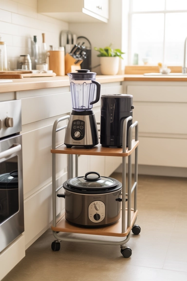 Rolling Appliance Carts That Shift With Your Workflow