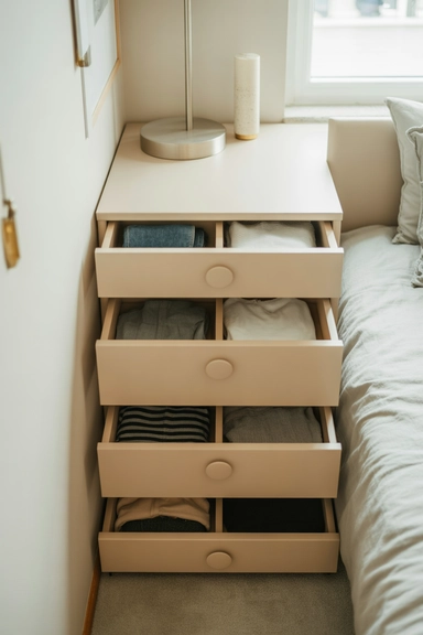 Slim Dressers That Fit Between Tight Gaps