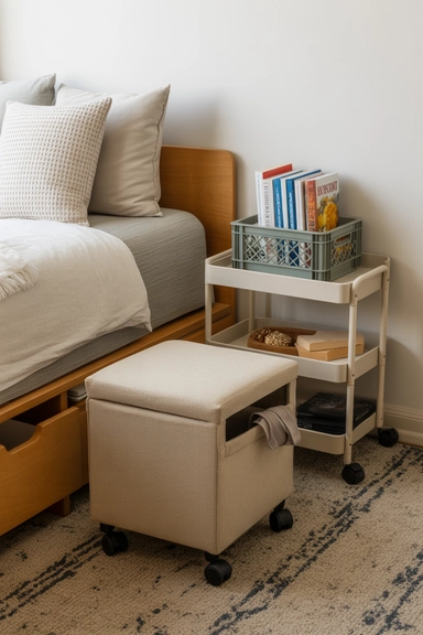 21 Dorm Room Organization Ideas That Maximize Small Spaces 7 Use Multi-Purpose Storage Furniture to Reduce Clutter
