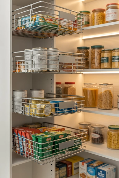 22 Amazon Kitchen Cabinet Organizer Ideas for Homes 7 Cabinet Organizers With Baskets for Pantry Storage