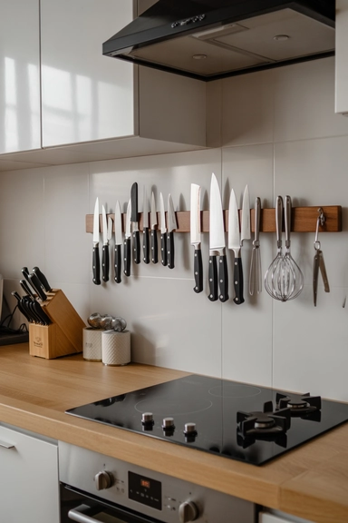 Magnetic Strips for Efficient Tool Storage