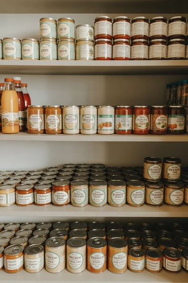 Tiered Risers for Cans and Jars
