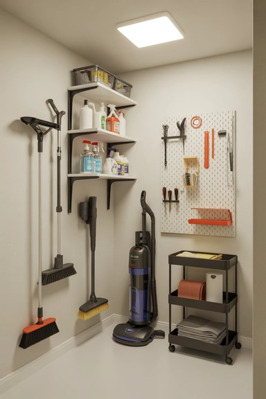 21 Cleaning Supplies Organization Ideas That Actually Work 8 Utility Closet Layouts That Keep Tools Visible and Reachable