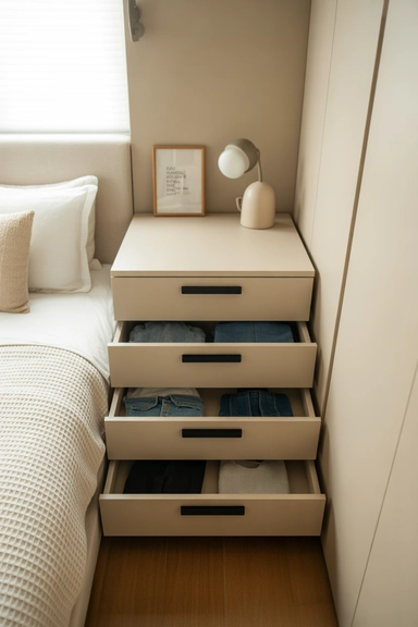 Wall-Mounted Shelves That Replace Bulky Furniture