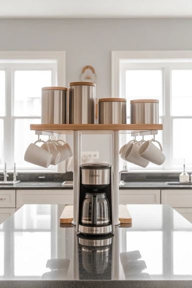 Countertop Shelf Risers That Double Vertical Storag