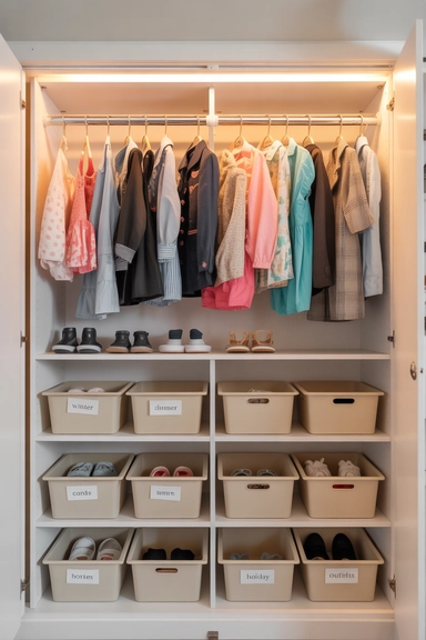 23 Back To School Organization Ideas For Families 9 Rotating Wardrobe System