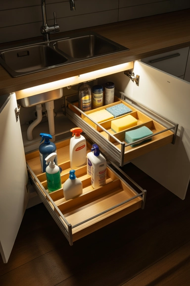 Sliding Trays That Bring Items to the Front
