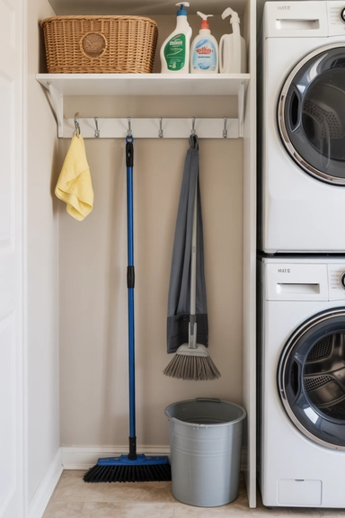 Laundry Room Storage Zones