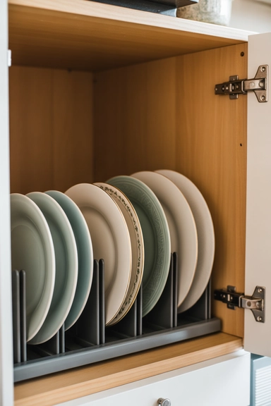 22 Amazon Kitchen Cabinet Organizer Ideas for Homes 9 Dish and Plate Organizers for Small Cabinet Spaces