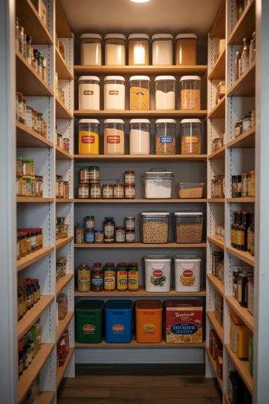 Narrow Walk-In Pantry Ideas That Make Tight Spaces Work (22 Smart Layouts) 10 End-Wall Storage That Uses the Back of the Pantry