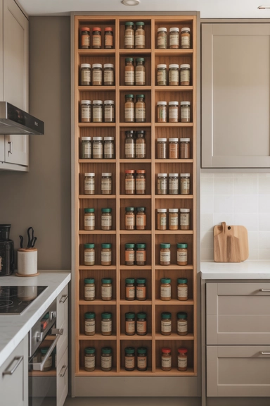 Narrow Vertical Dividers for Tall Cabinets