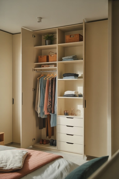 Wardrobe Door Shelving for Extra Capacity