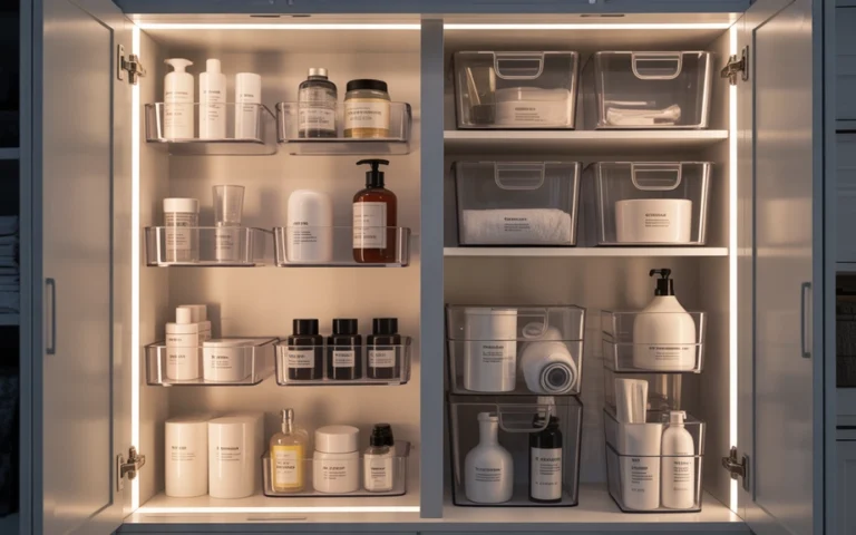 Bathroom Cabinet Organization Ideas