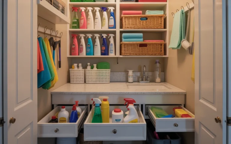 Cleaning Supplies Organization Ideas