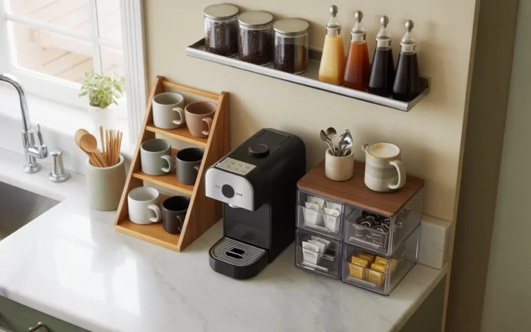 Coffee Station Organization Ideas