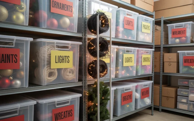 Holiday Decoration Storage Ideas