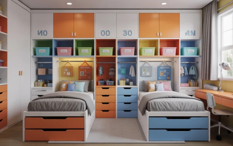 Shared Kids Room Organization Ideas