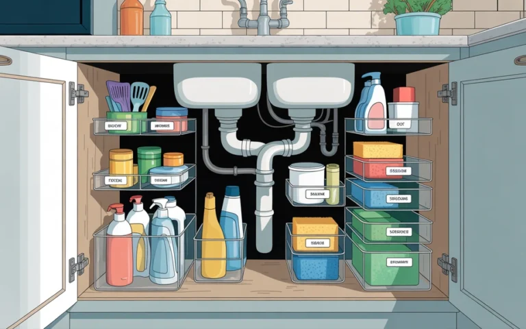 Under Sink Kitchen Storage Ideas