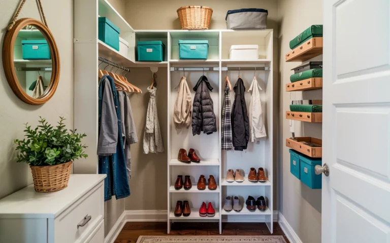Coat Closet Organization Ideas