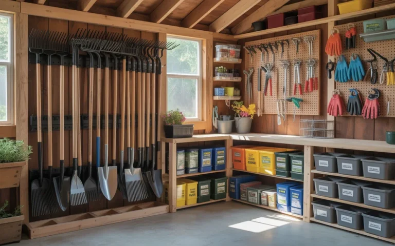 Garden Tool Organization Ideas